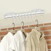 No-Drill Adhesive Curtain & Clothes Hanger with Hooks 