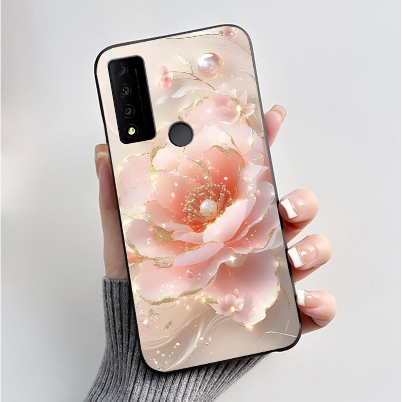 Case For TCL 30V 5G T781S Fundas TCL 30 XL T701DL Capa Soft Silicone Black Shell TCL 30 XE 5G Cover Cute Printing Pattern Casing