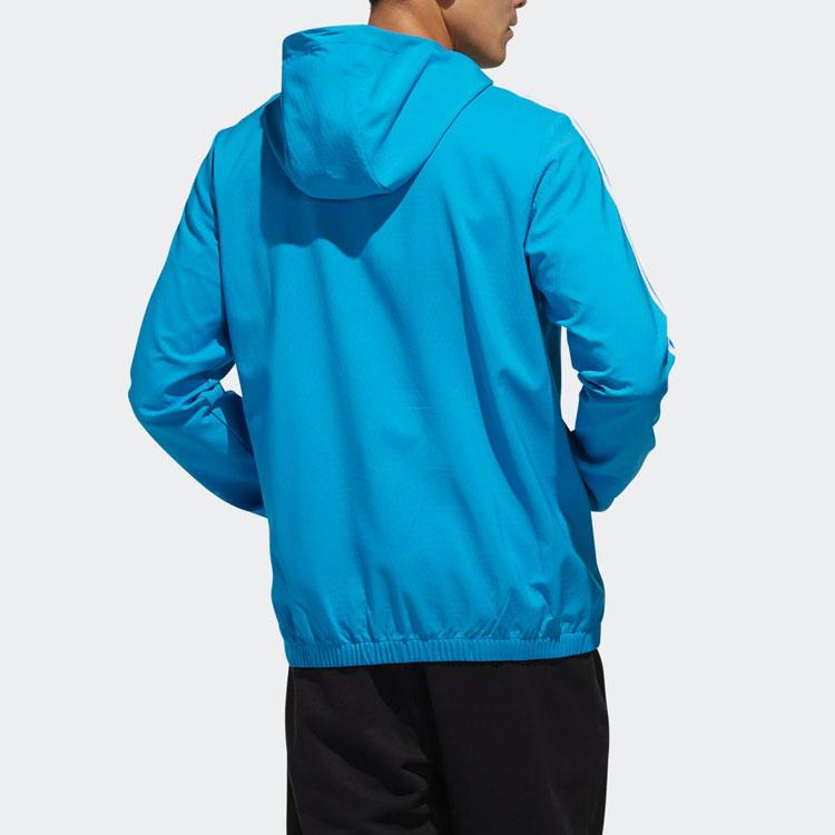 Adidas Jackets Men's Blue Hooded Moderate Other DW4621