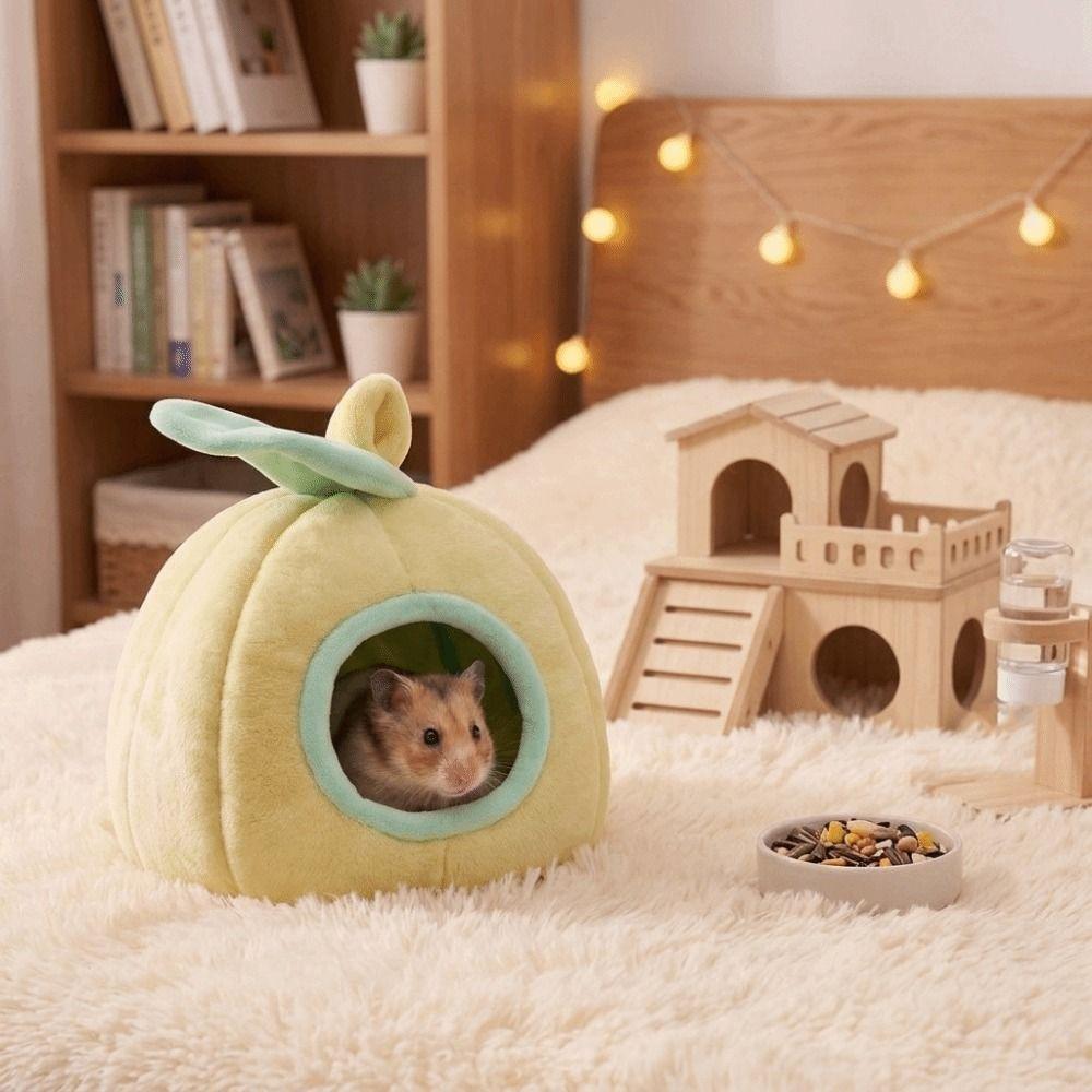 Cotton Parrot Sleeping Nest Plush Hamster Sleeping House Hamster Warm Nest  Winter