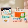 Alphabet Alphabet Spelling Game Wooden Puzzle Letter Spelling Block Spell The Word Game  Kids Gift