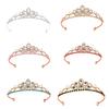 Vintage Queen Princess Crown Rhinestone Crystal Bridal Tiaras New Bridal Headband  Birthday Gift