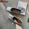 Fashion Spring Autumn Female Slip On Footwear Flats With Shoes For Ladies 2025 New Round Toe Fashion Shallow Women Ballet Flats Shoes