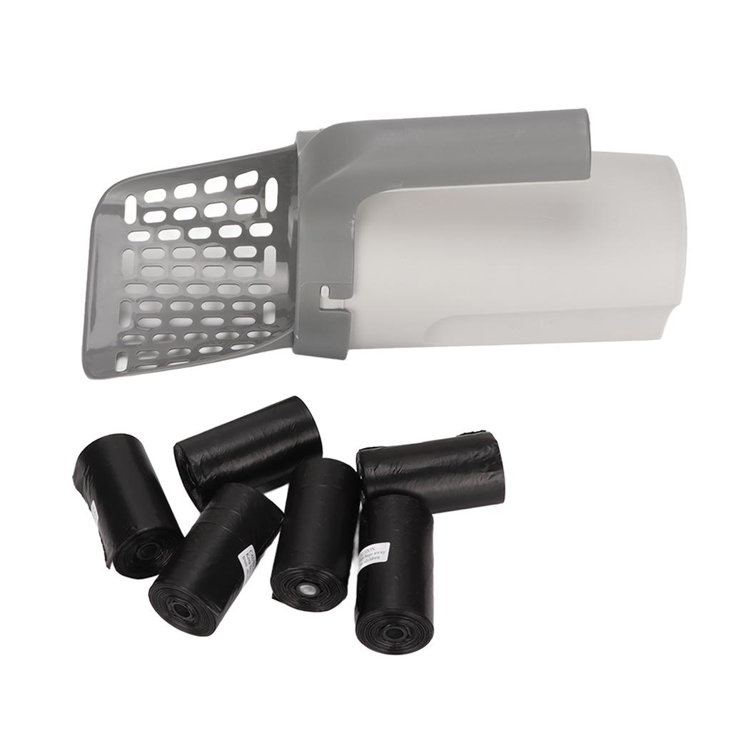 Katzenstreuschaufel Abnehmbar Auslaufsicher Mehrzweck Integrierte Katzenstreuschaufel für Katzen Haustiere