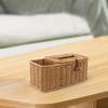 25*13*9cm Imitation Rattan Box Handmade Paper Box Exquisite Workmanship Hotel Usage PP Material Suitable For Paper Towels