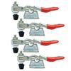 2/4/8PCS Horizontal Quick Clamp Workholding Clamp Chuck Woodworking Engraving Machine Compressor 27KG Vertical Toggle Clamp