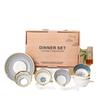Ruhan Nordic Ceramic Bowl & Plate Gift Set