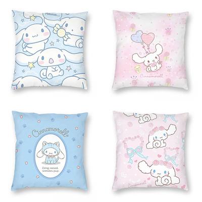 Cinnamoroll Kreskówkowa Poszewka na Poduszkę Dekoracja Poduszki Kwadratowa Dom