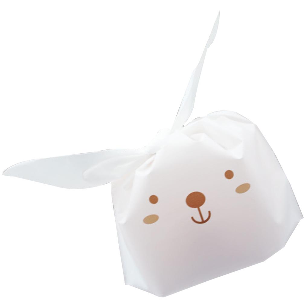 

Пластиковая упаковка для печенья и конфет в виде кролика, пасхальный свадебный подарок, украшение для закуски 21x12.5cm