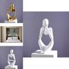 Abstract Thinking Person Resin Sculpture Delicate Home Decoration Gift