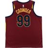 Nike X NBA Swingman Fan Edition Jay Crowder Cleveland Cavaliers Pullover Bequeme Passform Basketballtrikot Unisex-Trikot Kastanienbraun 864467-688