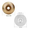 2Pcs 100mm & 3.3'' Carbide Wood Sanding Carving Shaping Disc for Angle Grinder Grinding Wheel
