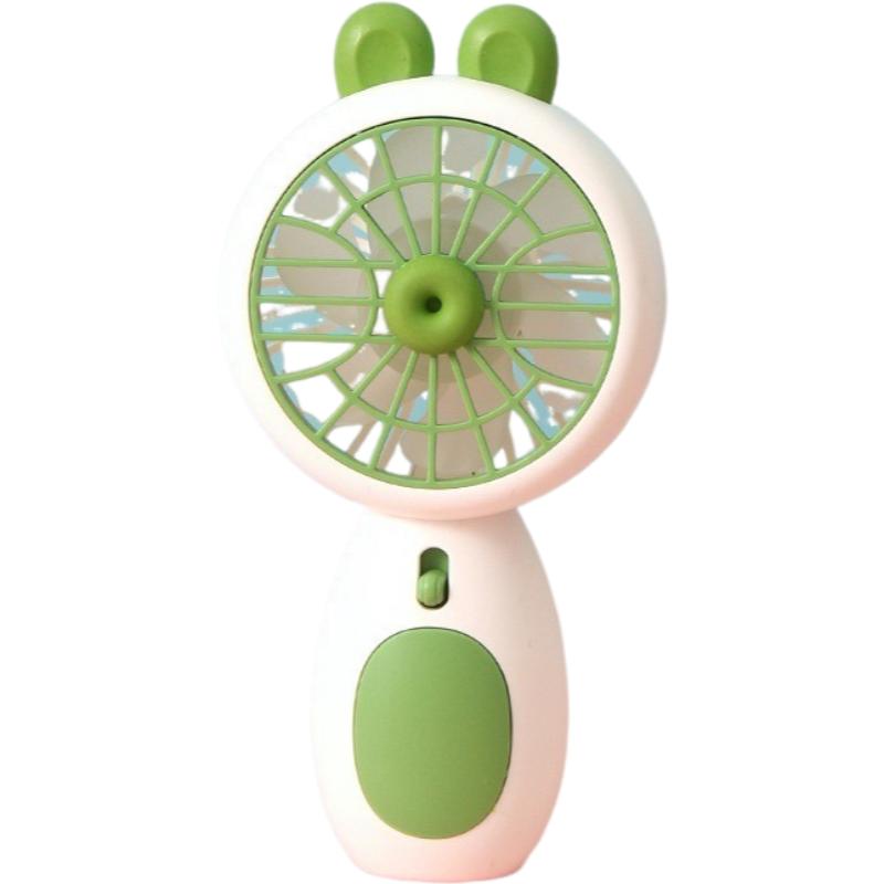 

Ручной портативный мини студенческое общежитие детский интернет знаменитость большой ветровой энергии тихий маленький вентилятор зелёный