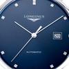Longines Ceas pentru bărbați Boya series cu mecanism mecanic automat, rezistent la apă 30 de metri, ceas elvețian, cadran albastru 39mm, curea din oțel inoxidabil L4.910.4.97.6
