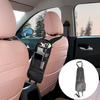 2Pcs Car Storage Bags Multi-Pocket Design Large Capacity Zipper Design Universal Automobile