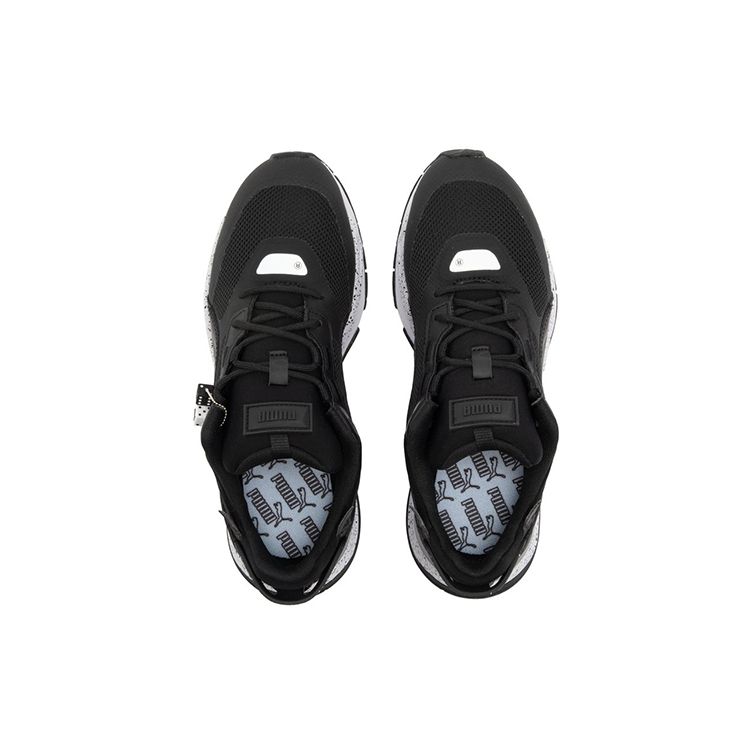 Puma Mirage Sport Tech Chance Fabric Leather Sneakers Unisex Sneakers Black White 386625-02