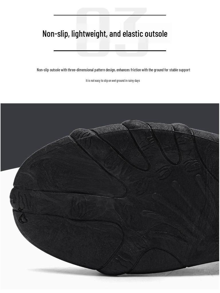 2025 New Men's High-Top Casual Work & Hiking Shoes - Trendy, Versatile Outdoor Footwear for Autumn