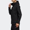 Adidas Sports Drop Shoulder Hooded Jacket Men Outerwear Black FM9339