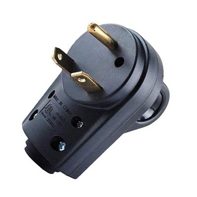 30A 125V Campers Plug Male Female Replacement 3 Prong Electrical Power Connector Extension Cord End