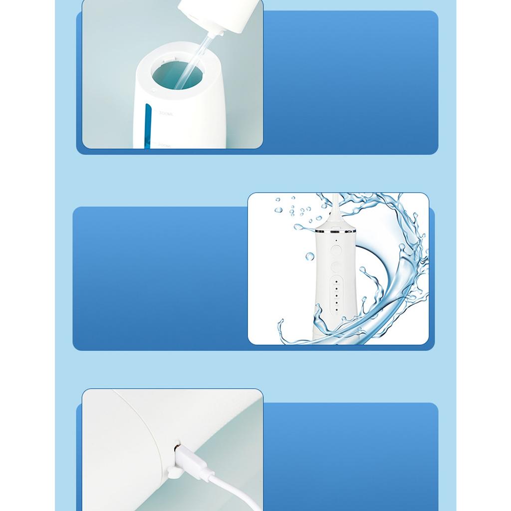 Home electric dental flosser portable teeth cleaning water flossing home dental scaler