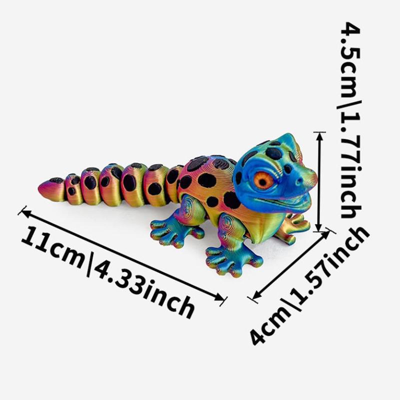 Multi-joint Movable 3D Printed Animals Mini Cute Sensory Toy Funny Home Accessories Kids Gift