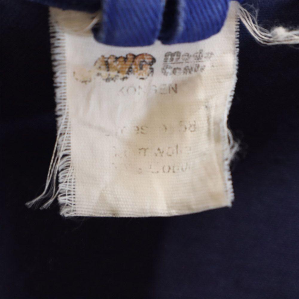 EURO WORK 70s 80s Vintage Euro Work work Chester coat Blue x navy Men's Used