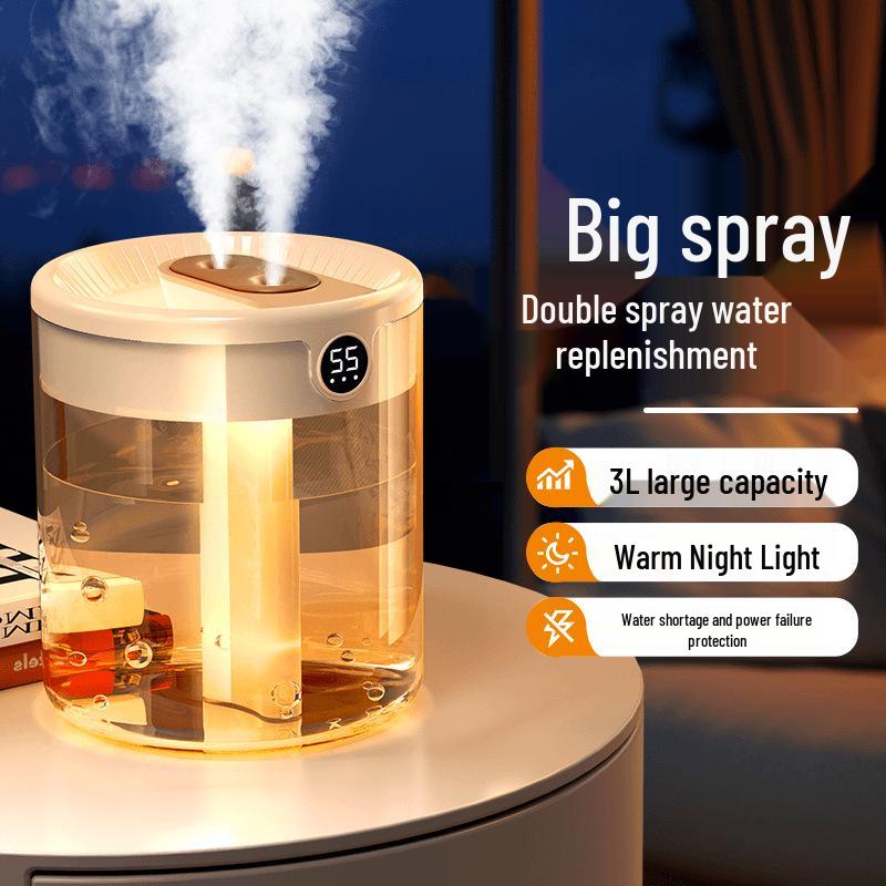 2L Quiet Air Humidifier for Home, Baby, and Office