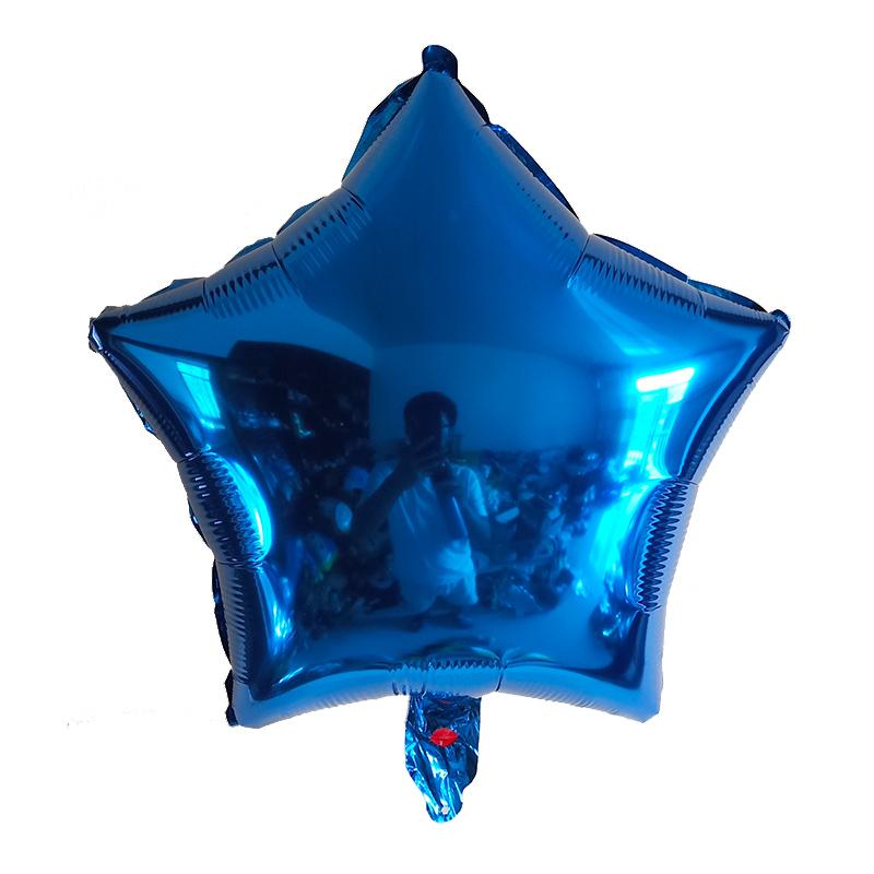 10pcs 18inch Gold Silver Foil Helium Star Balloon Wedding Decoration Baby Shower Kids Birthday Party Pure Air Globos Supplies