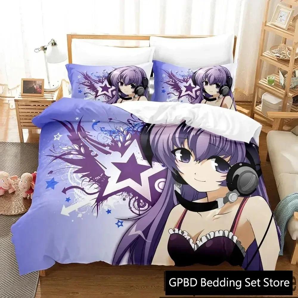 3D Print Anime Higurashi When They Cry Comfortable Duvet Cover Pillowcase Bedding Set Children Bedroom Decoration Home Textile
