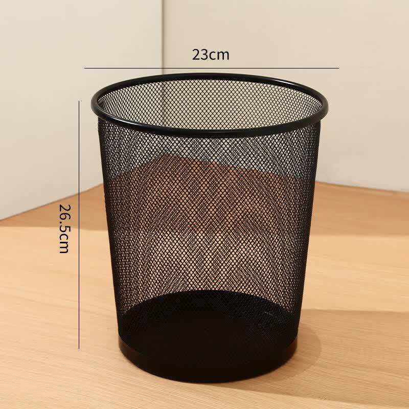 Heavy-Duty Wire Mesh Trash Can