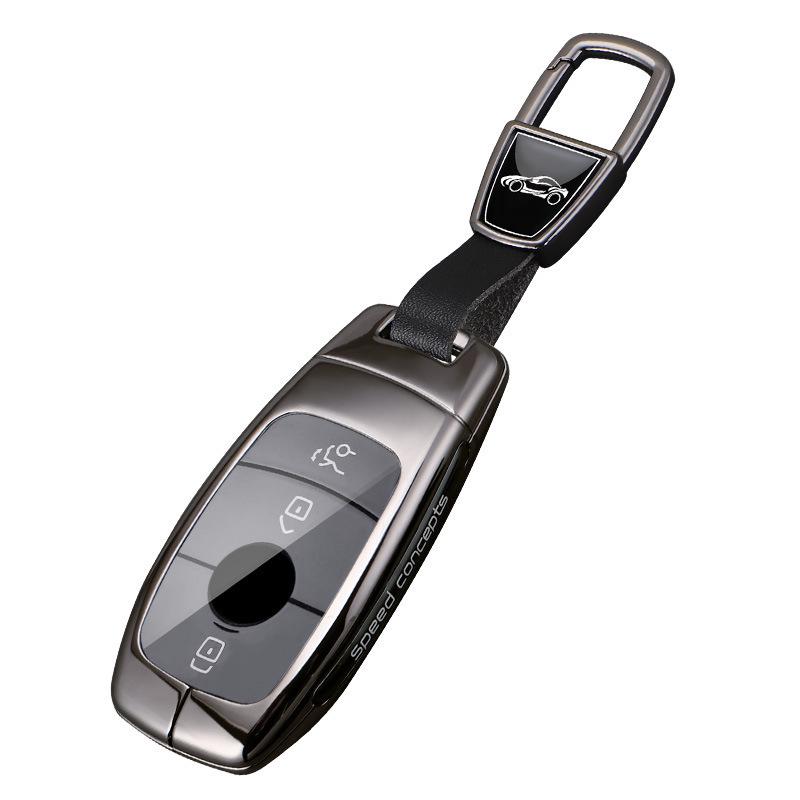 Mercedes Key Cover: Compatible with E300L, GLC260L, A200L, GLB, GLE350, and Maybach S models.