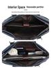 Men's Waterproof Oxford Conference Crossbody Briefcase