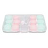 Contact Lens Case Professional Simple Portable Cosmetic Contact Lenses Box Holder with Nursing Liquid Bottle
