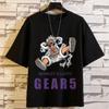 Summer Print Men's T-shirt Spring Summer Street Hip-Hop Casual Shirt Versatile and Trendy