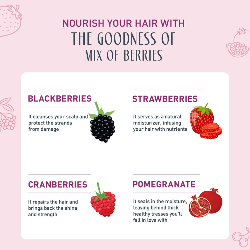 Nutrition, moisturizing Hair Conditioning Mask Very Berry - Make your hair healthy and strong
