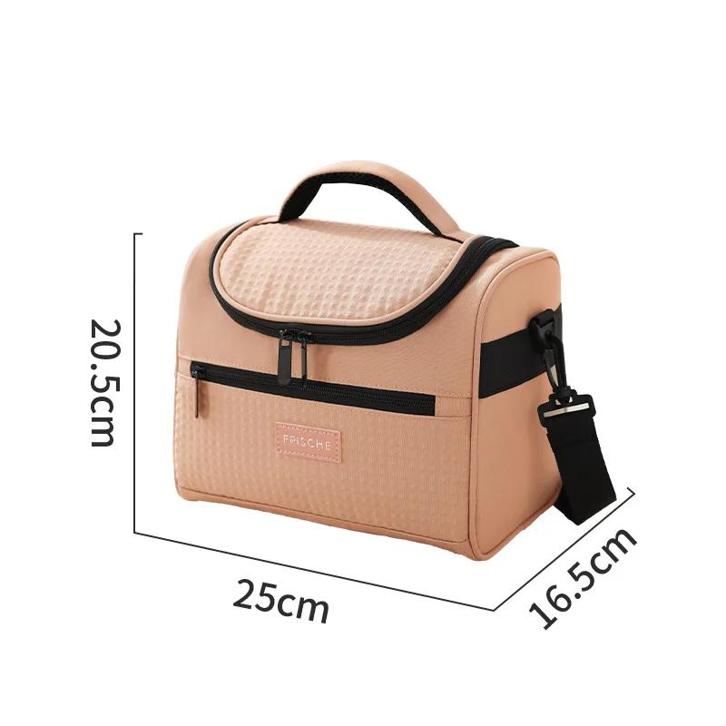 Large Capacity Lunch Box Bag, Picnic Handbag, Refrigerated Lunch Bag, Portable Outdoor Insulated Bag