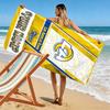 Name Custom Los Angeles Rams Print Beach Towel, Large Soft Quick Dry Towel for Beach Camping Swimming