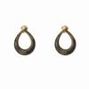 Silver Needle Resin Water Drop Hollow Retro Fashion Versatile Niche High-End Stud Earrings