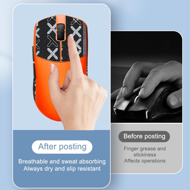 Anti-Slip Mouse Grip Tape Skate Suck Sweat Sticker For Lamzu Maya X Gaming Mouse For Computer E-Sports Gamer