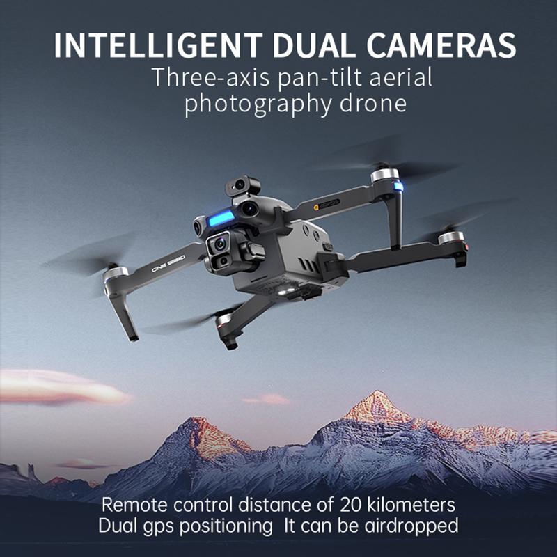 S880 MAX Aerial Photography Fishing Drone with Touch Remote Control 8K Camera 3-Axis Gimbal Night Shooting Obstacle Avoid GPS Return