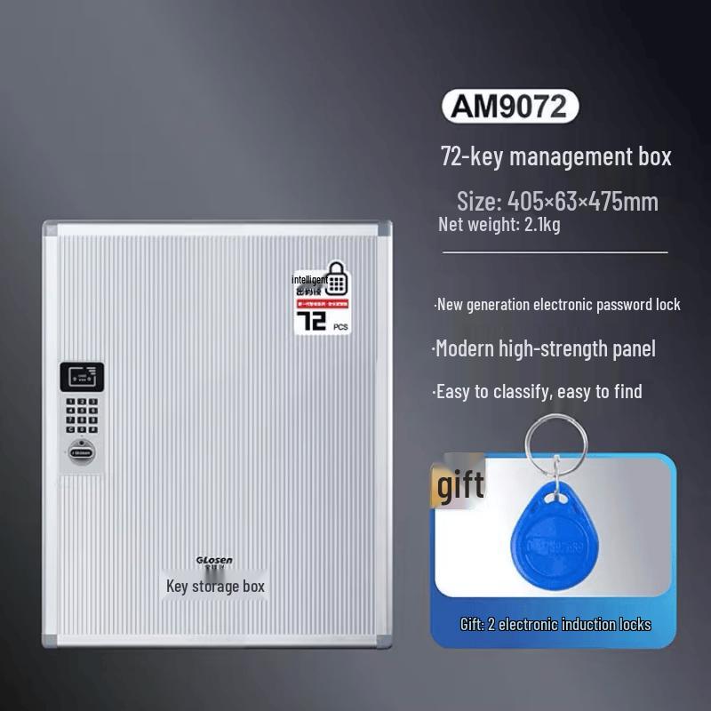 Wall-Mounted 72-Position Key Management Box