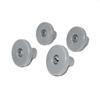 1 Pack Plastic Dishwasher Lower Basket Rail Roller Wheels Spare Parts for AEG for ELECTRA for PRIVILEG Easy To Replace
