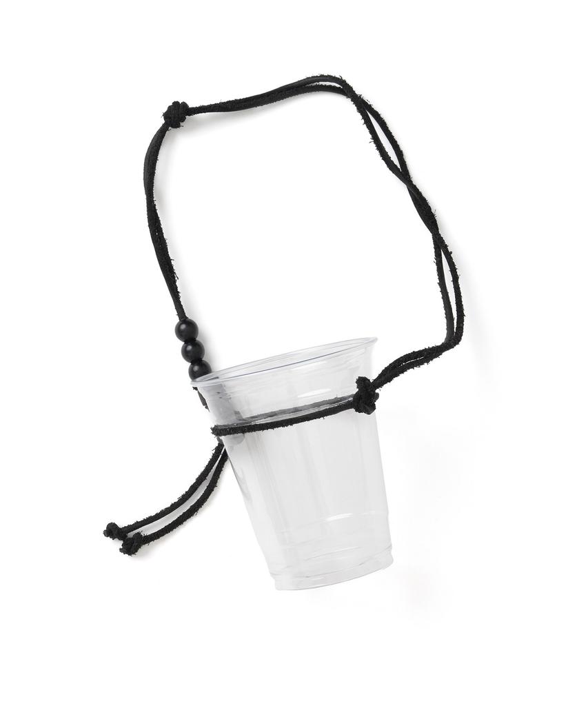 Millo Archive And Three-Way Leather Rope [Black]