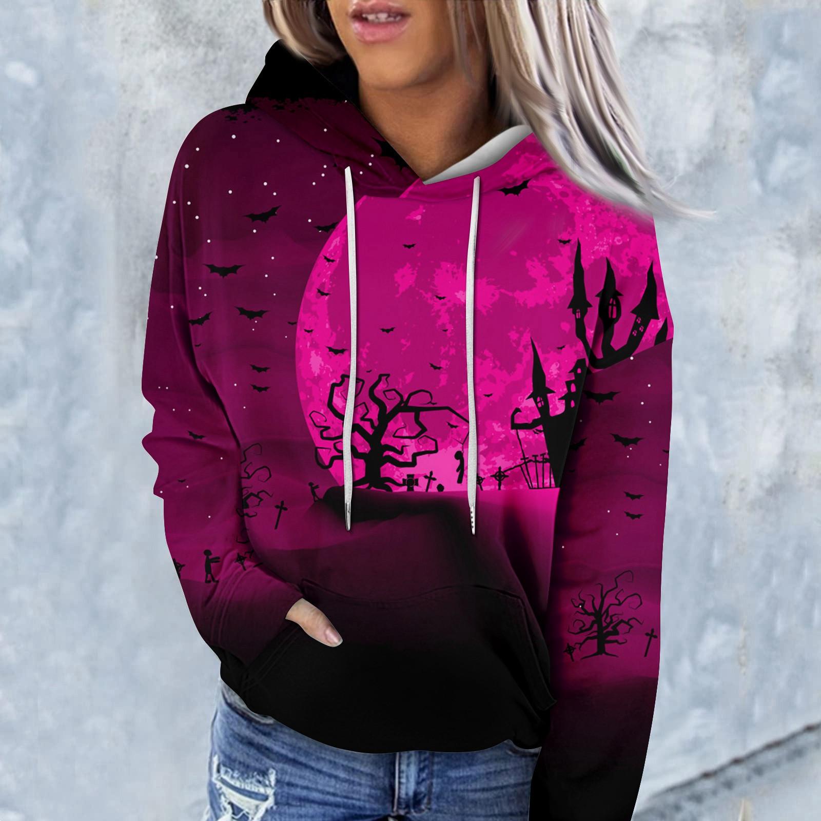 

Женская модная повседневная блузка с круглым вырезом и коротким рукавом с принтом L фиолетовый