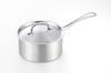 Yoshikawa 18cm 1.3L Saucepan with Lid, IHDirect Flame Compatible, COOK CHEF, Made In Tsubame-Sanjo, Japan, Gift Wrapping Available, YJ3695