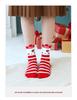 Women's Mid-Calf 3D Cartoon Christmas Socks Gift Box - Red Cotton Benming Year Collection for Autumn & Winter