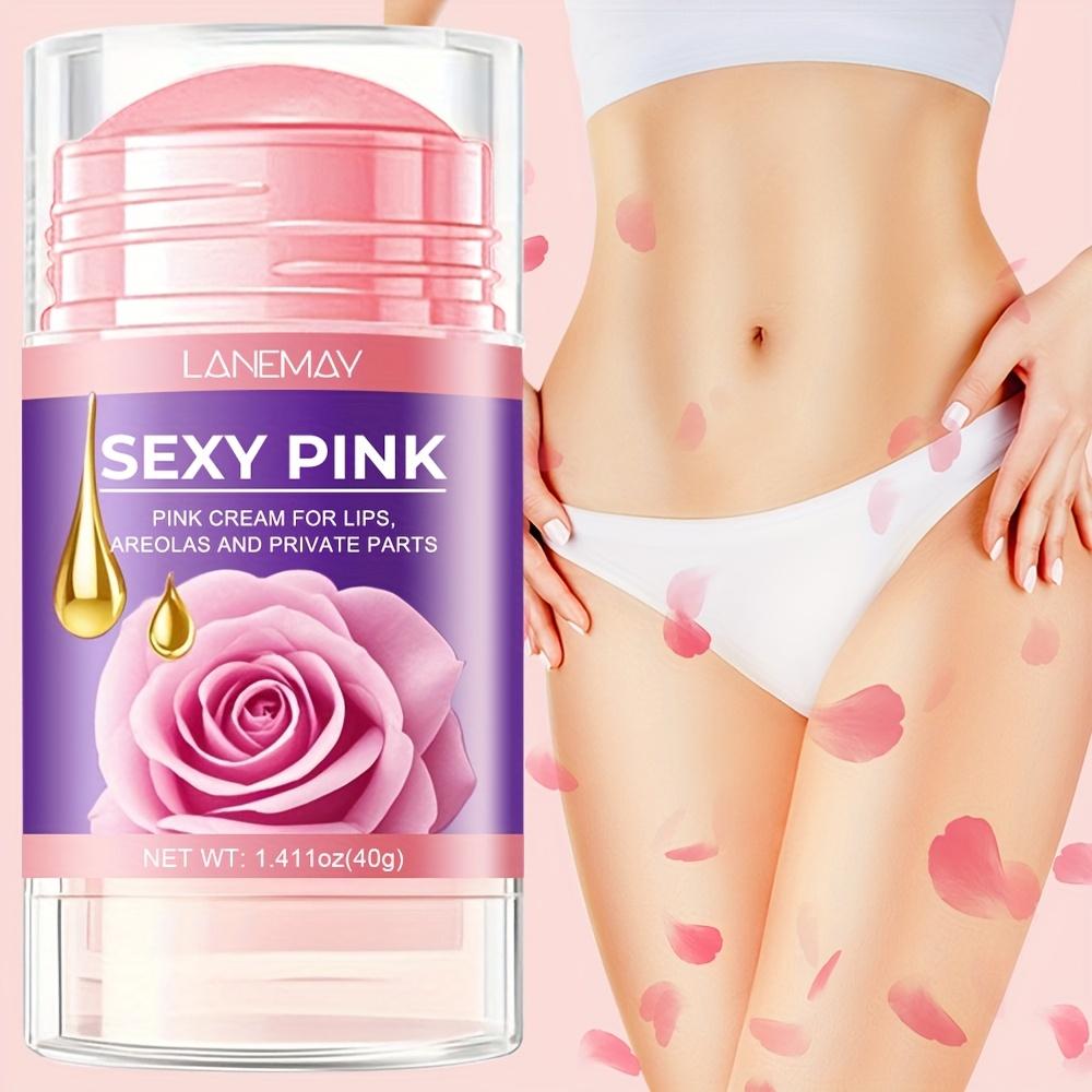 Cremă Secretă pentru Femei Lanemay cu Vitamina E și Extract de Trandafir - Iluminatoare și Translucidă Bej Deschis, Îmbunătățește Pielea Aspra Cremă pentru Îngrijirea Zonei Intime Feminine