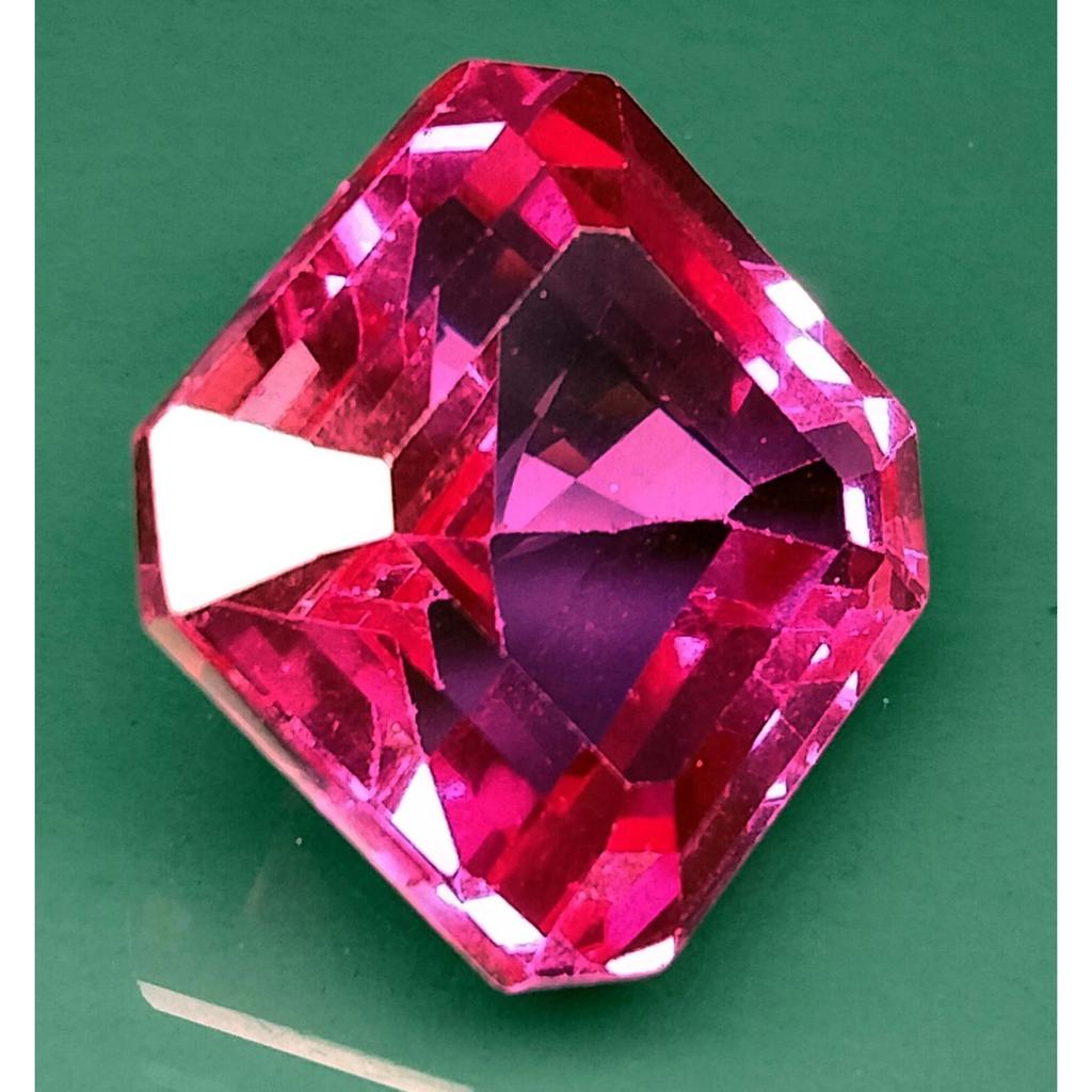 Asscher Cut Natural Pink Sapphire 19-20 Ct Beautiful Certified Loose Gemstone