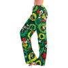 Womens Pajama Pants Sleepwear Casual Drawstring Elastic Waist Pants Comfy Straight Yoga Loose Trousers