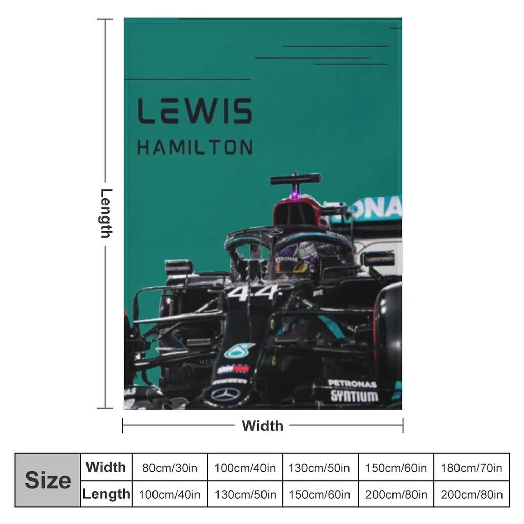 Lewis Hamilton 2021 Throw Blanket Luxury Brand Blanket sofa For Sofa